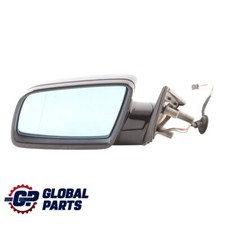 Wing Mirror BMW E60 E61 LCI M Sport Left N/S Heated Platingrau Metallic - A68