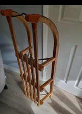 Vintage Large Gloco Davos Original Wooden Sleigh