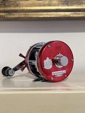 Vintage Abu Garcia Ambassadeur 4500 Cherry Red Fishing Reel. Excellent Working