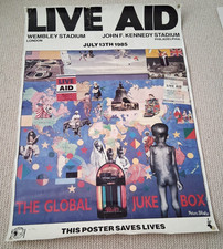 Live Aid 1985 Concert Poster