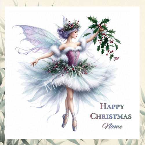 Personalised fairy greeting - personalised,