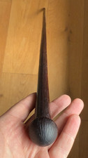 Antique Dark Hardwood Staff Polynesian South Sea Islands 120cm 340 grams