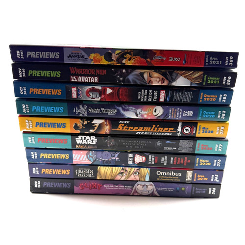 Previews comic shop - previews,