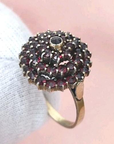 Vintage bohemian garnet - garnet, dome