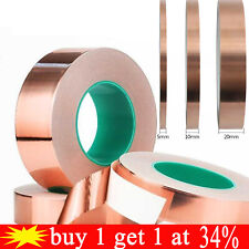 20M Adhesive Copper Slug Tape Snail Barrier conductive Repellent Guitar EMI