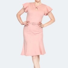 Voodoo Vixen Pink Flare Midi