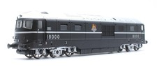 HELJAN/ RAILS 'OO' GAUGE 1800 BR BLACK/SILVER GAS TURBINE PROTOTYPE #18000 LOCO