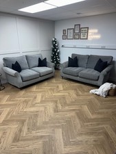 Grey Next Ashford 2 Seater Sofa Set - Delivery Available