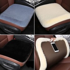 Car Seat Cover Front Seat Cushion Sheepskin Pad Mat Auto Accessories Universal