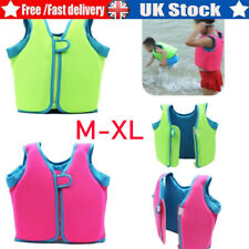 UK Kids Life Jacket Swimming Floating Zip Pool Vest Buoyancy Aid Jacket Gifts -