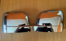CHROME WING MIRROR COVERS FITS