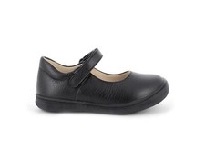 Primigi Girls Mary Jane School Shoes in Black Leather 8929011
