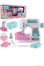 Mini Electric Sewing Machine Toys Educational Learning Design Clothing For Kids