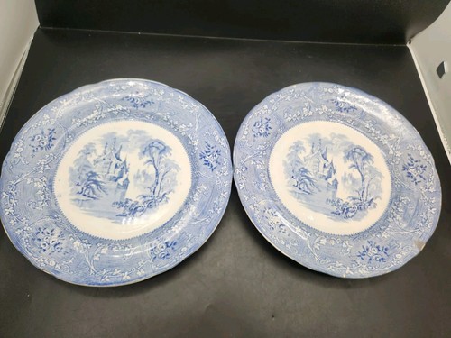 Antique davenport blue - antique,