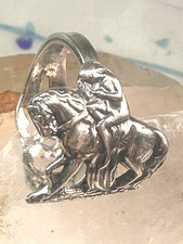 Lady Godiva Spoon Ring on a