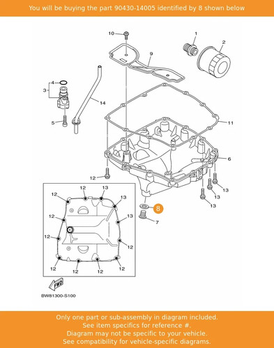Yamaha gasket 90430 - yamaha, oem