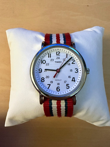 Timex weekender 38mm usa red - weekender,