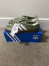 Adidas Gazelle Indoor. JR0602. UK  12. Box No Lid. New With Tag’s. Khaki Green