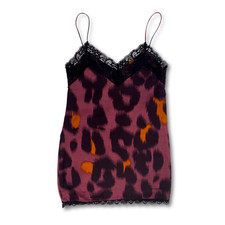 Zara Purple Animal Print Lace