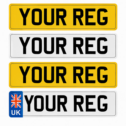 Number plates premium - plates, 2d