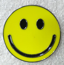 Smiley Face Pin Classic Yellow
