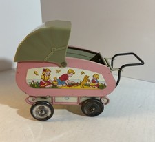 Vintage  1950s Vintage Ohio Art Tin Litho Baby Buggy Carriage Stroller