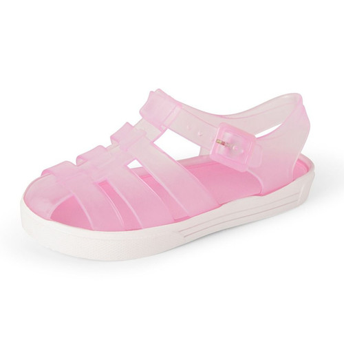 Children pink jelly - pink, sandal
