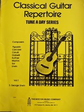 CLASSICAL GUITAR REPERTOIRE TUNE A DAY SERIES VOL. 1 - BOSTON - GC - FREEPOST