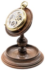 English Walnut Pocket Watch