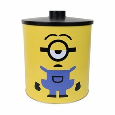 OFFICIAL MINIONS DESPICABLE ME BISCUIT BARREL COOKIE JAR STORAGE UNIT HMB