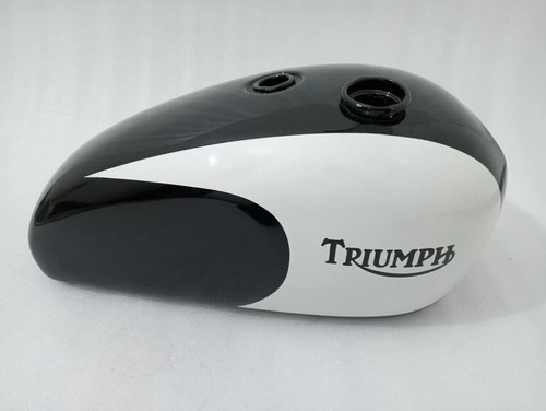 Triumph t140 black white - black, &