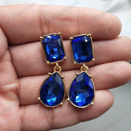 Clip 4cm earrings vintage - on,
