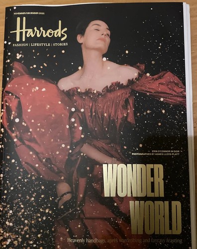 Harrods luxury style magazine - harrods,