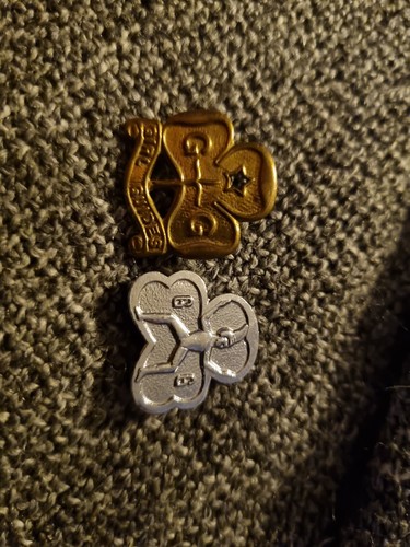 Girl guides metal enamel - girl, metal,