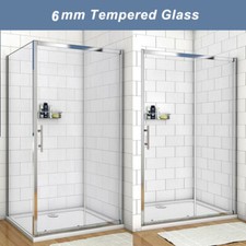 Shower enclosure and - shower, tray
