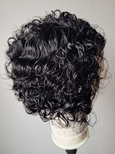 Curly short pixie cut lace - short,