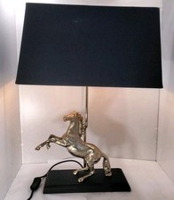 Coach House Horse Metal Table Lamp Large Statement Bedside Light Lounge SEE DESC