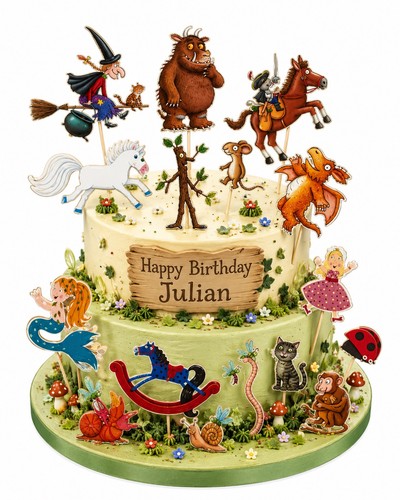 Julia donaldson cake toppers - cake,