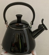 Le Creuset Black Stove Top Steam Kettle