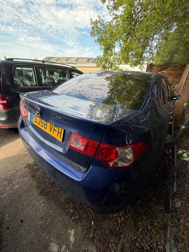 Honda accord 2008 blue rear - honda,