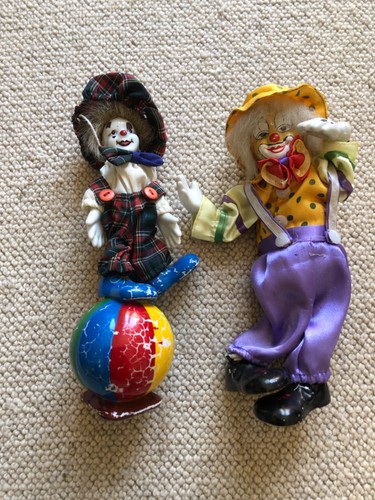 Vintage clown dolls - dolls, collection
