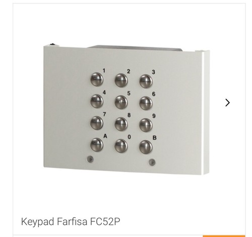 Keypad farfisa fc52p access - fc52p, -access