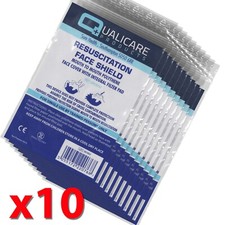 10 x Resuscitation Face Shield