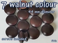 7 x  Walnut Colour Wooden