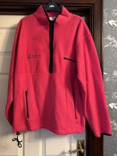 Icicles - Womens Pink Zipped Neck  Polo Neck Fleece Size Medium