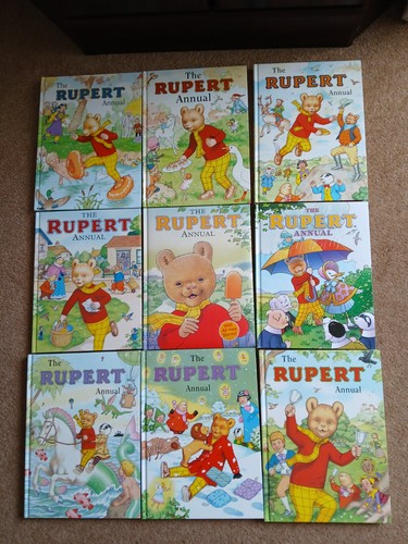 Rupert bear annuals job lot - annuals,
