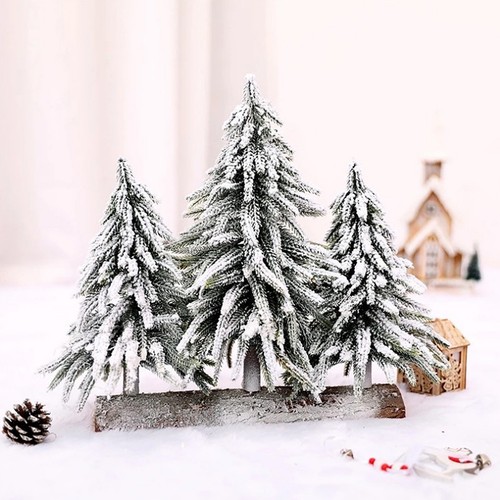 Flocked mini snowy - flocked, pe