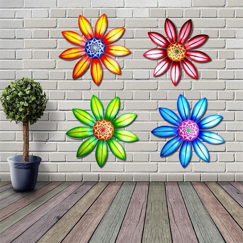 Metal flower wall - 1/4x, art