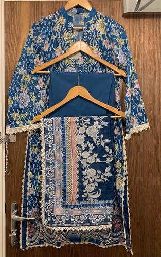 Raha 3pc premium chikankari - 3pc,