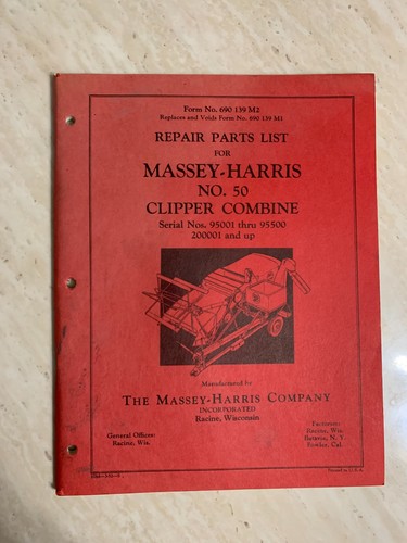 Massey harris 50 - 50, clipper